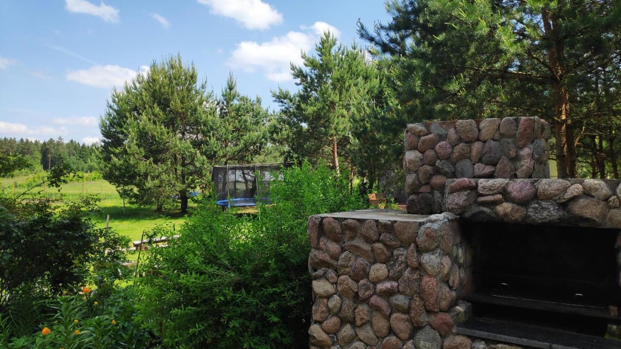Domek Lesna Przystan Strekowizna Esterno foto